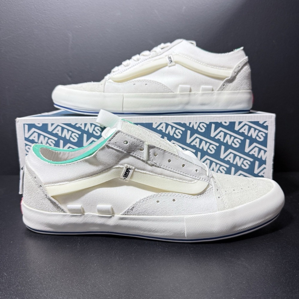 Vans Vault Old Skool Cap Lx Regrind Mens 13 Shoes Marshmallow White VN0A45K1VRW‎